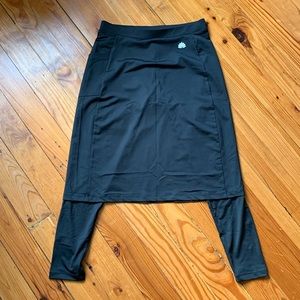 24” snoga skirt-full length leggings black size s